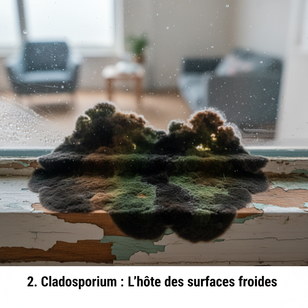 Cladosporium - moisissure des surfaces froides