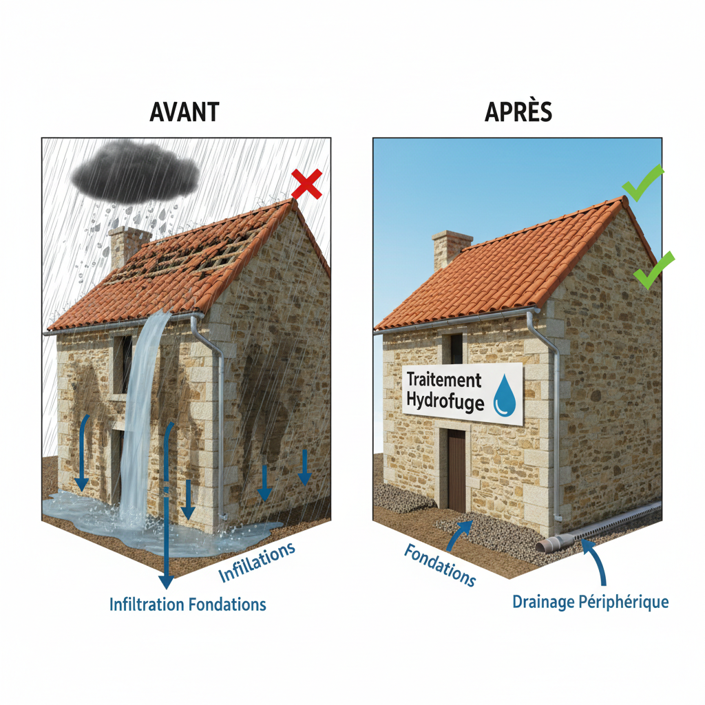 Prévenir les infiltrations d'eau