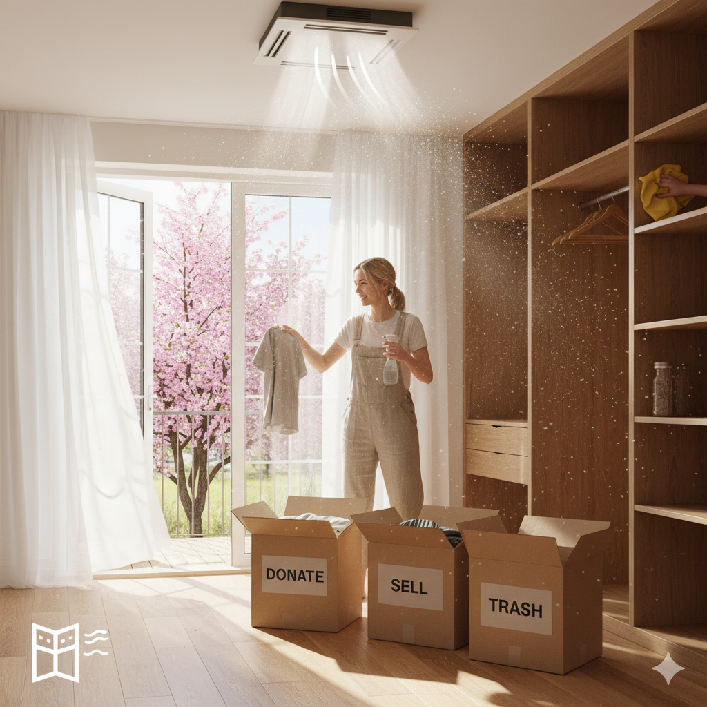 Faire le tri dans ses affaires